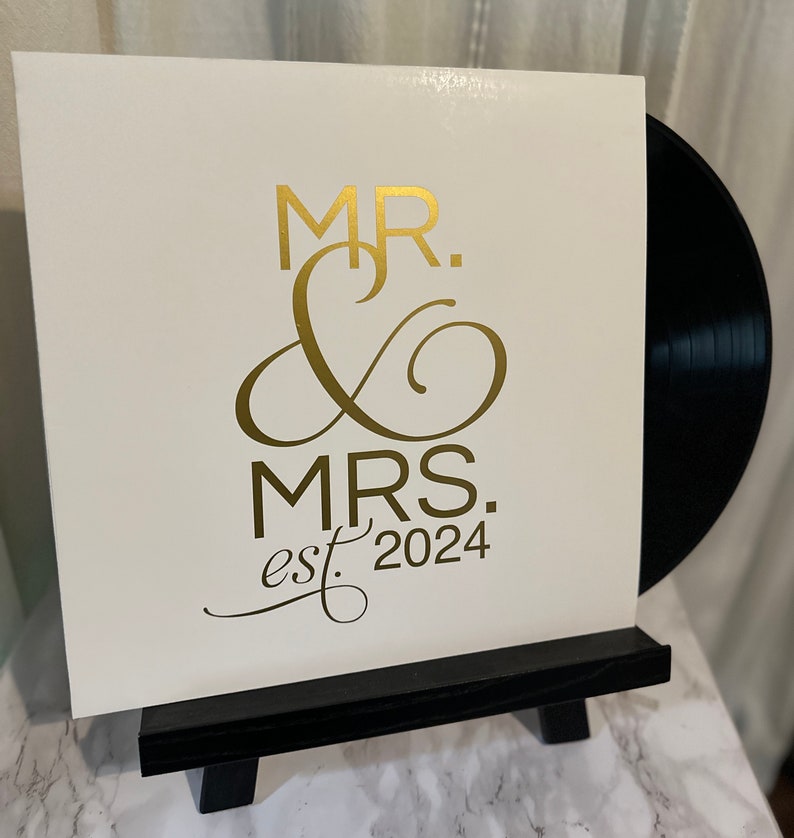 Custom Wedding Record Album Sleeve
