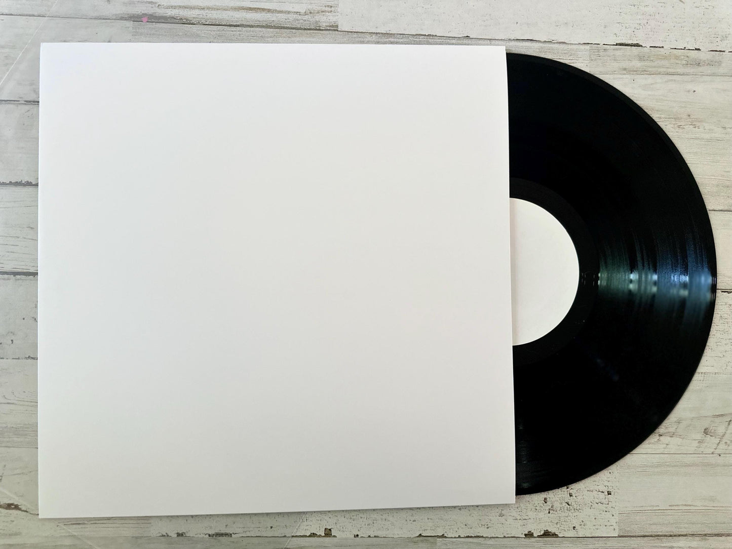 Custom Vinyl 12” Sleeve Full Picture Record Jacket with Clear Protective Jacket