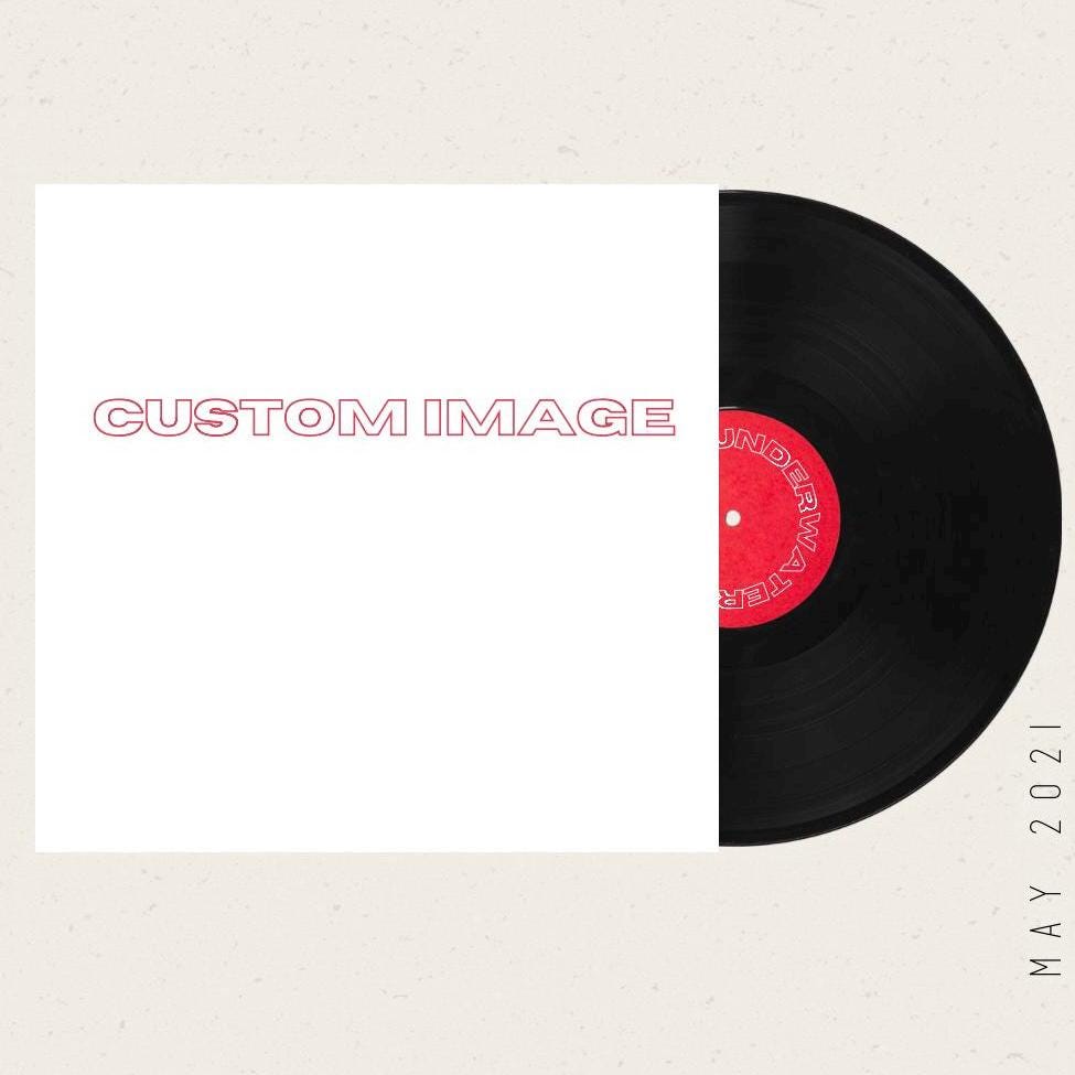Custom Vinyl 12” Sleeve Full Picture Record Jacket with Clear Protective Jacket