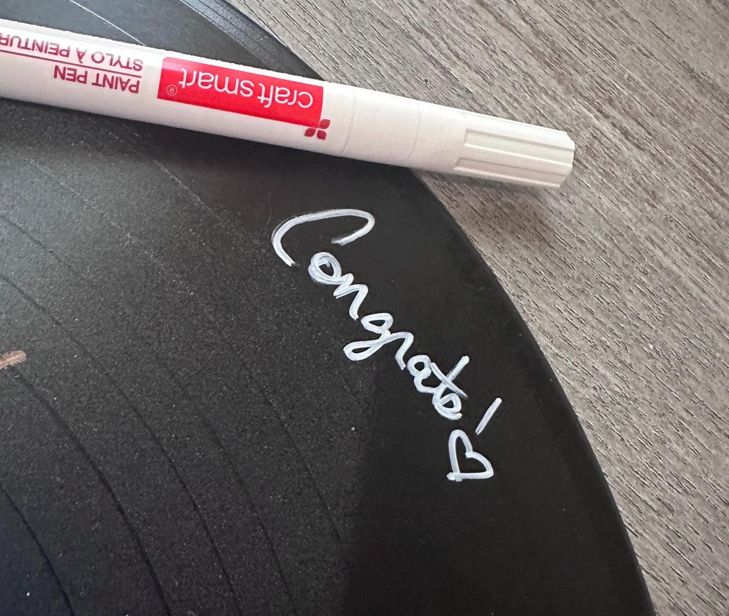 Wedding Record Guestbook with custom label for signatures, graduation guestbook, For the record sign our guestbook vinyl