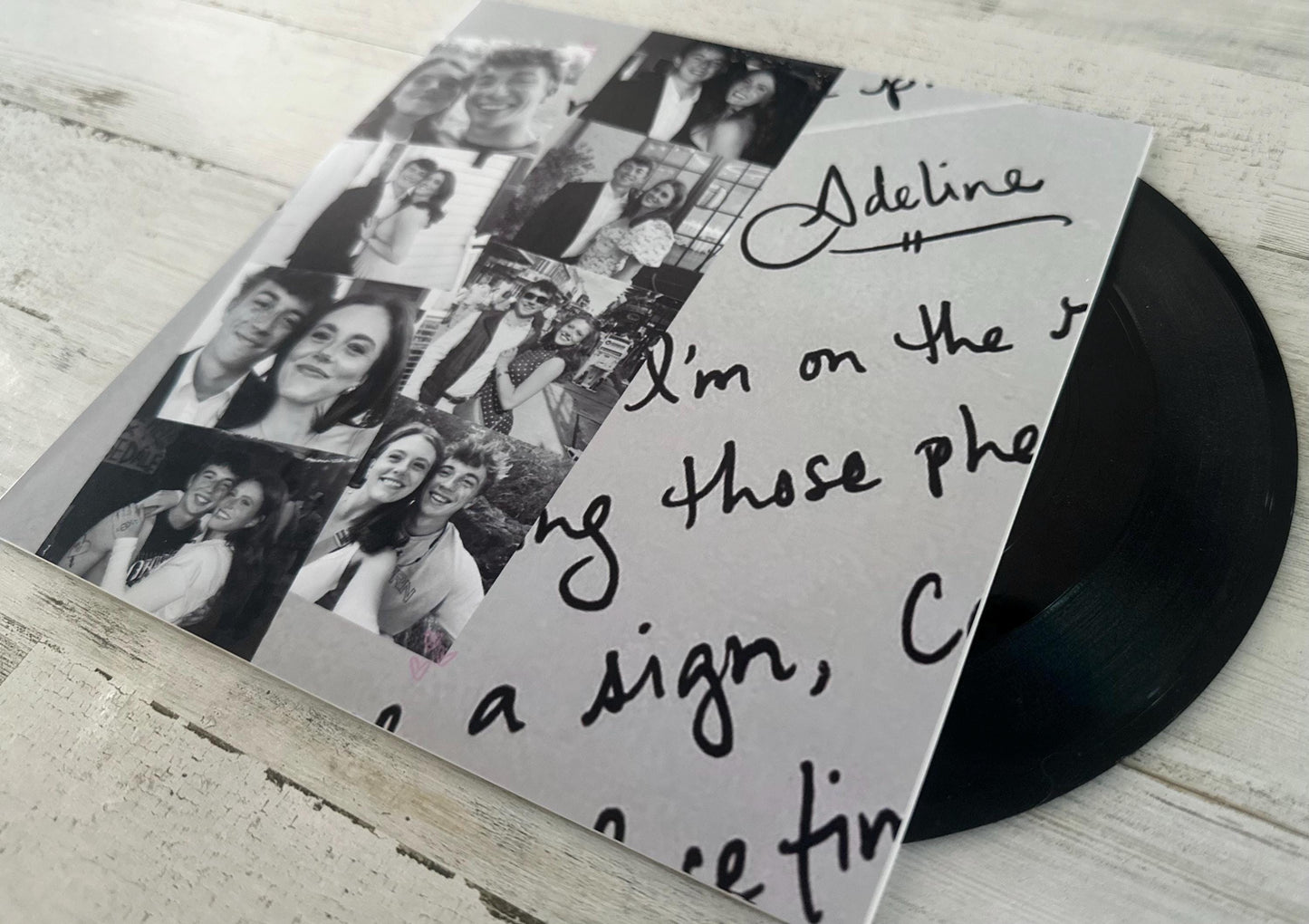 Custom Vinyl 7” Sleeve Full Picture Record Jacket with Clear Protective Jacket