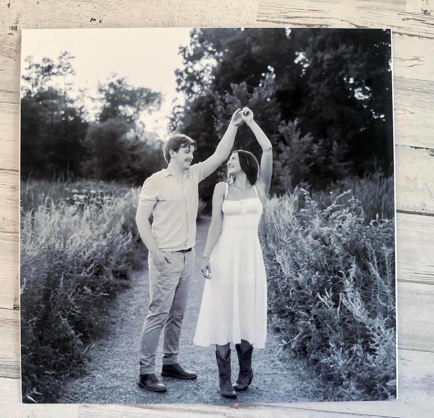 Custom Photo Vinyl Record Sleeve, Sticker for Record Label, Record Jacket for Wedding Guestbook, Personalized Guest book, Music Themed