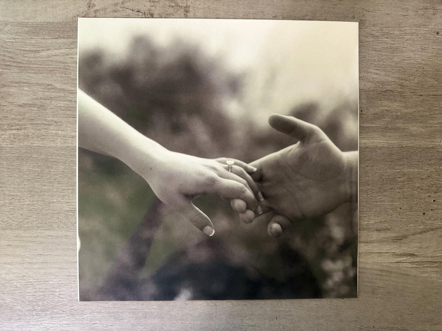 Custom Photo Vinyl Record Sleeve, Sticker for Record Label, Record Jacket for Wedding Guestbook, Personalized Guest book, Music Themed