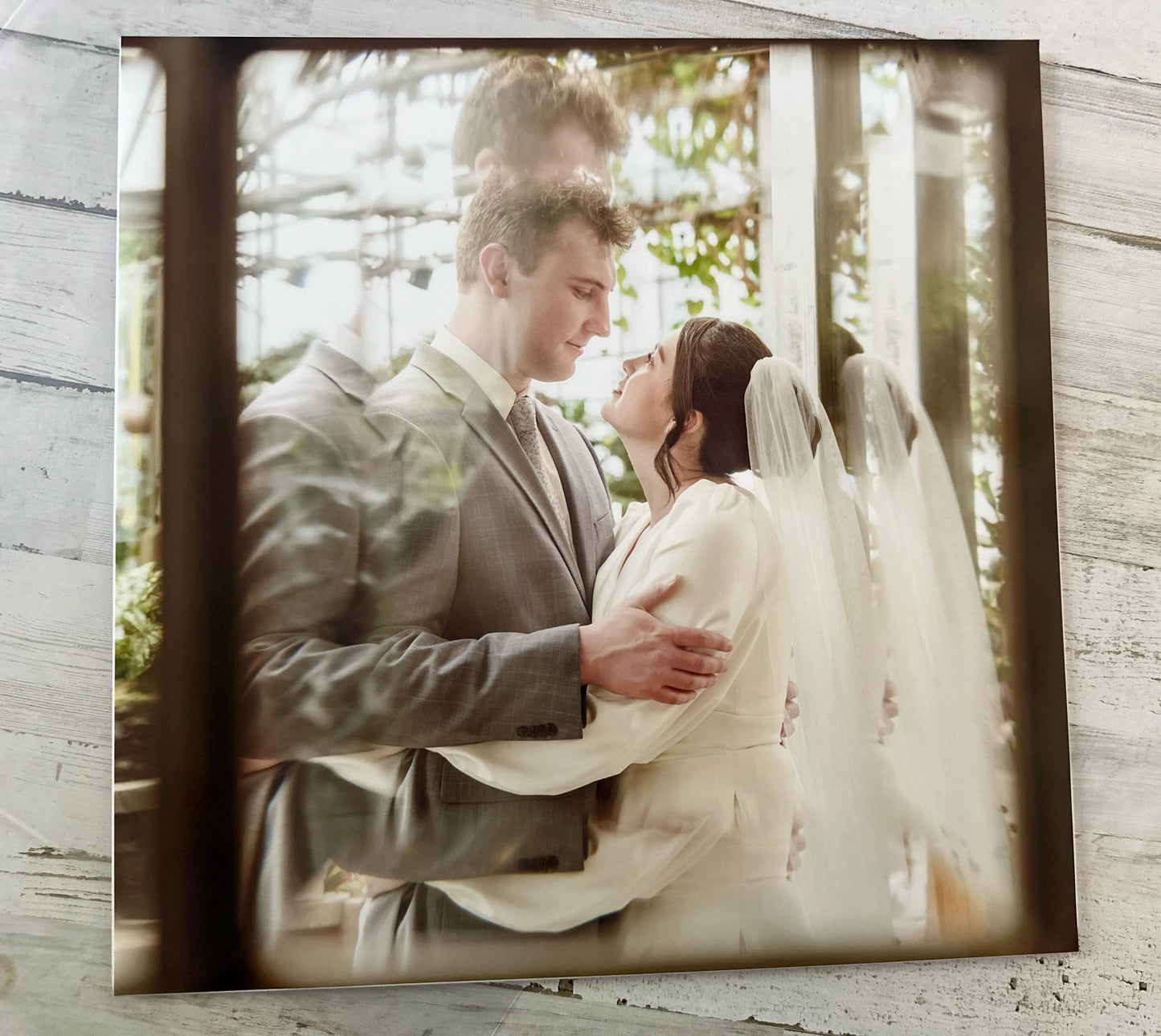 Custom Wedding Vinyl 12” Sleeve Full Picture Record Jacket with Clear Protective Jacket