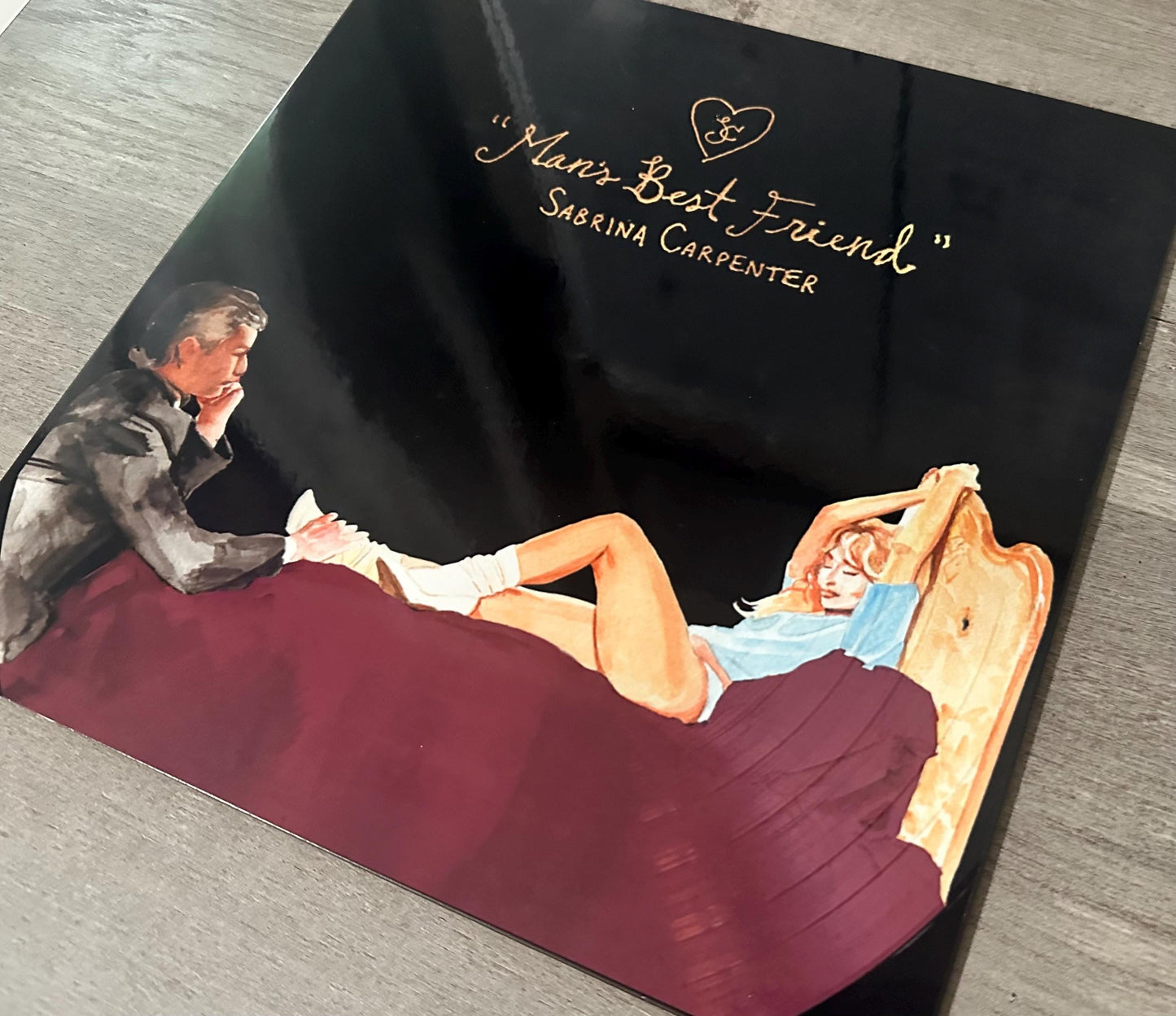 Man's Best Friend 12” picture disc Custom Vinyl sleeve