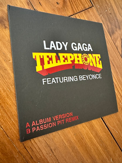 Custom vinyl sleeve for 7” vinyl Lady Gaga feat Beyoncé Telephone picture disc