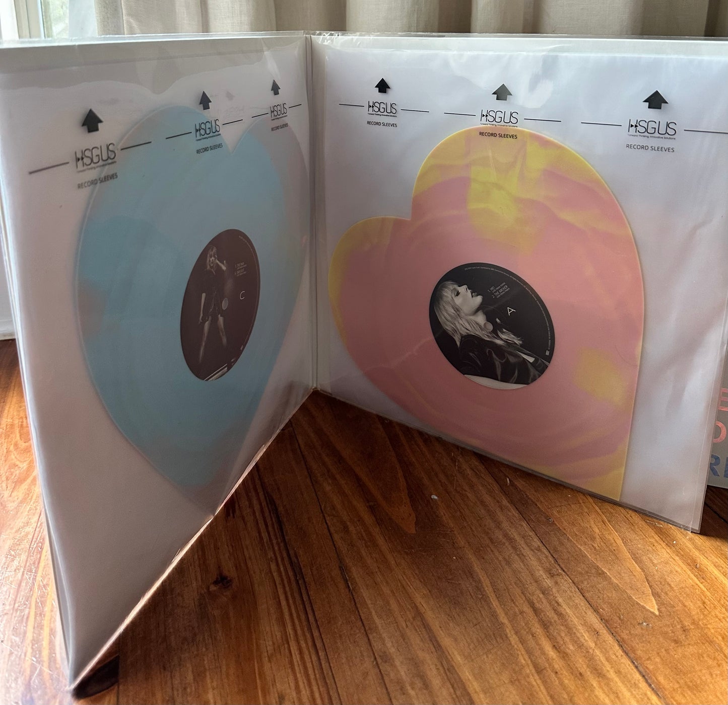 Gatefold Lover Live from Paris Original Colors Custom Vinyl sleeve