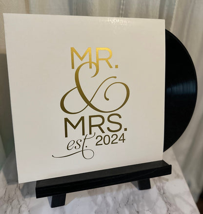 Custom Wedding Record Album Sleeve