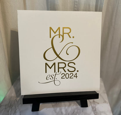 Custom Wedding Record Album Sleeve