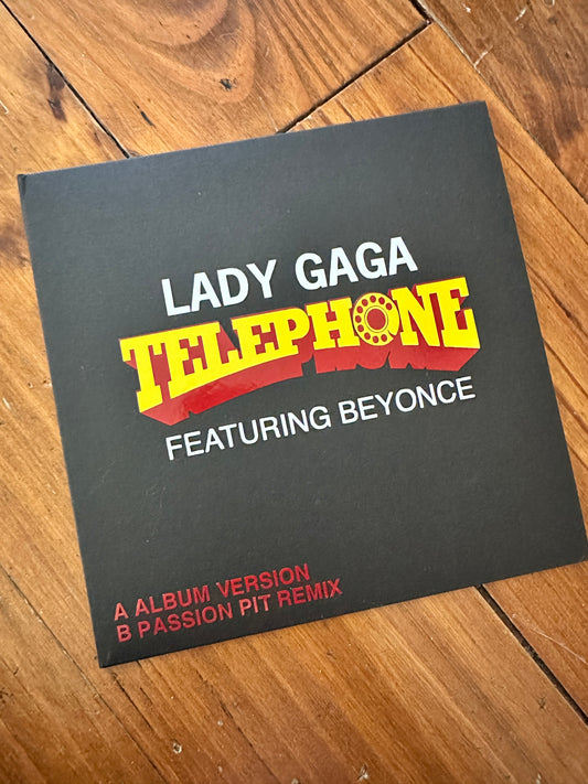 Custom vinyl sleeve for 7” vinyl Lady Gaga feat Beyoncé Telephone picture disc