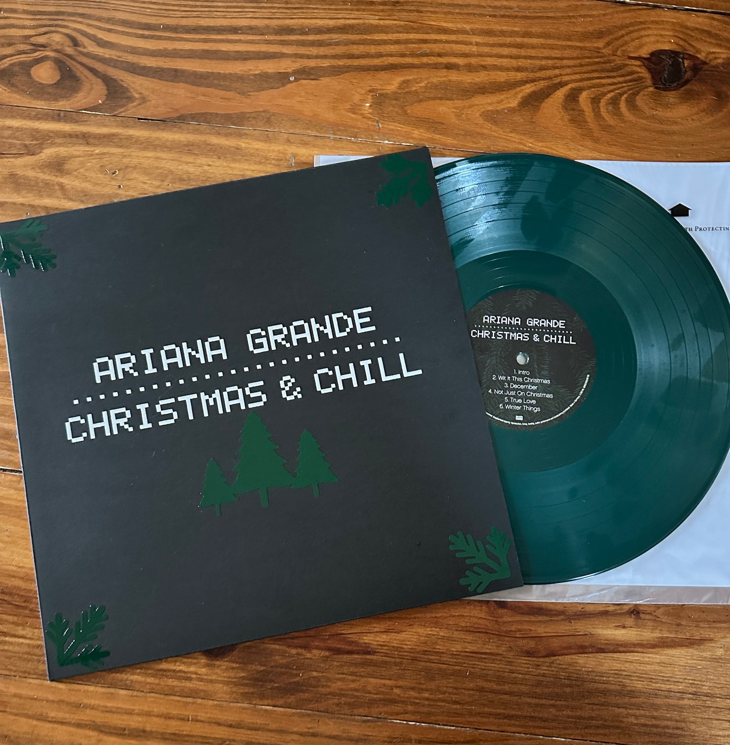 Christmas & Chill Custom Vinyl sleeve