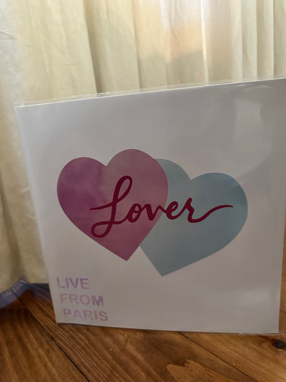 Gatefold Lover Live from Paris Original Colors Custom Vinyl sleeve