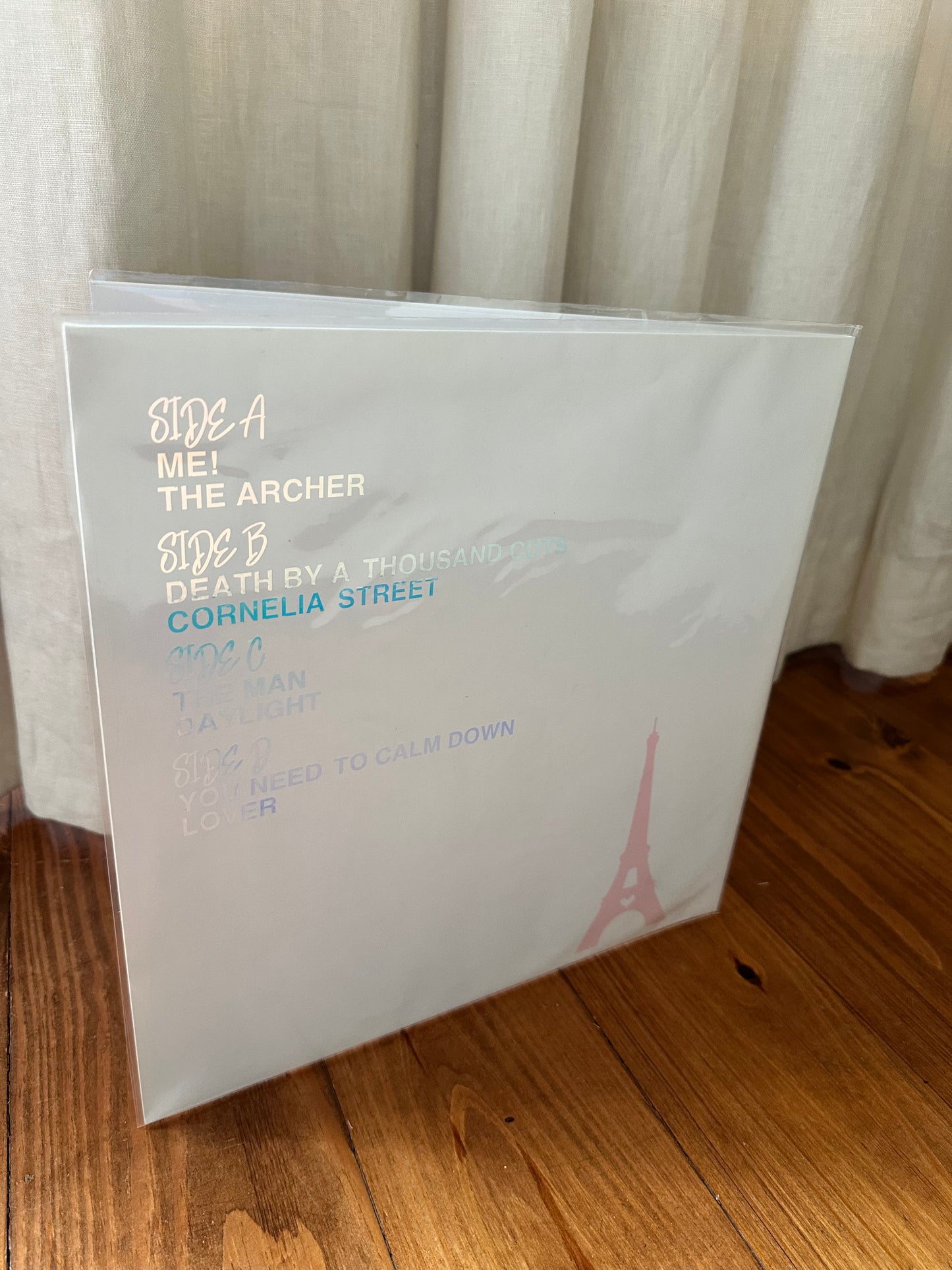 Gatefold Lover Live from Paris Custom Vinyl sleeve