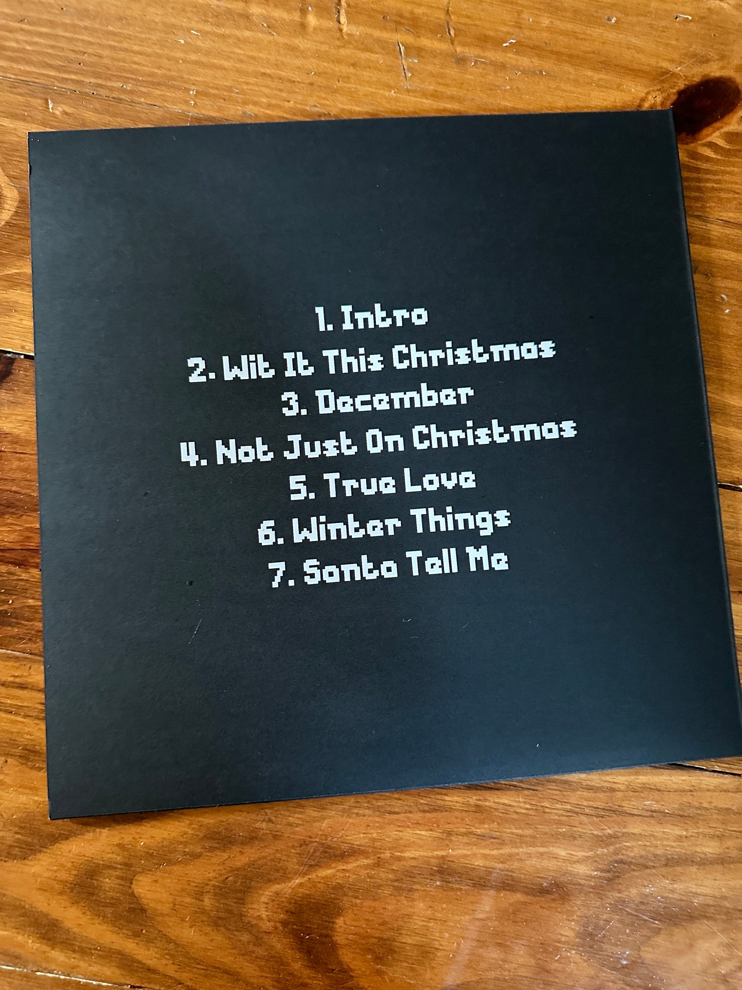 Christmas & Chill Custom Vinyl sleeve