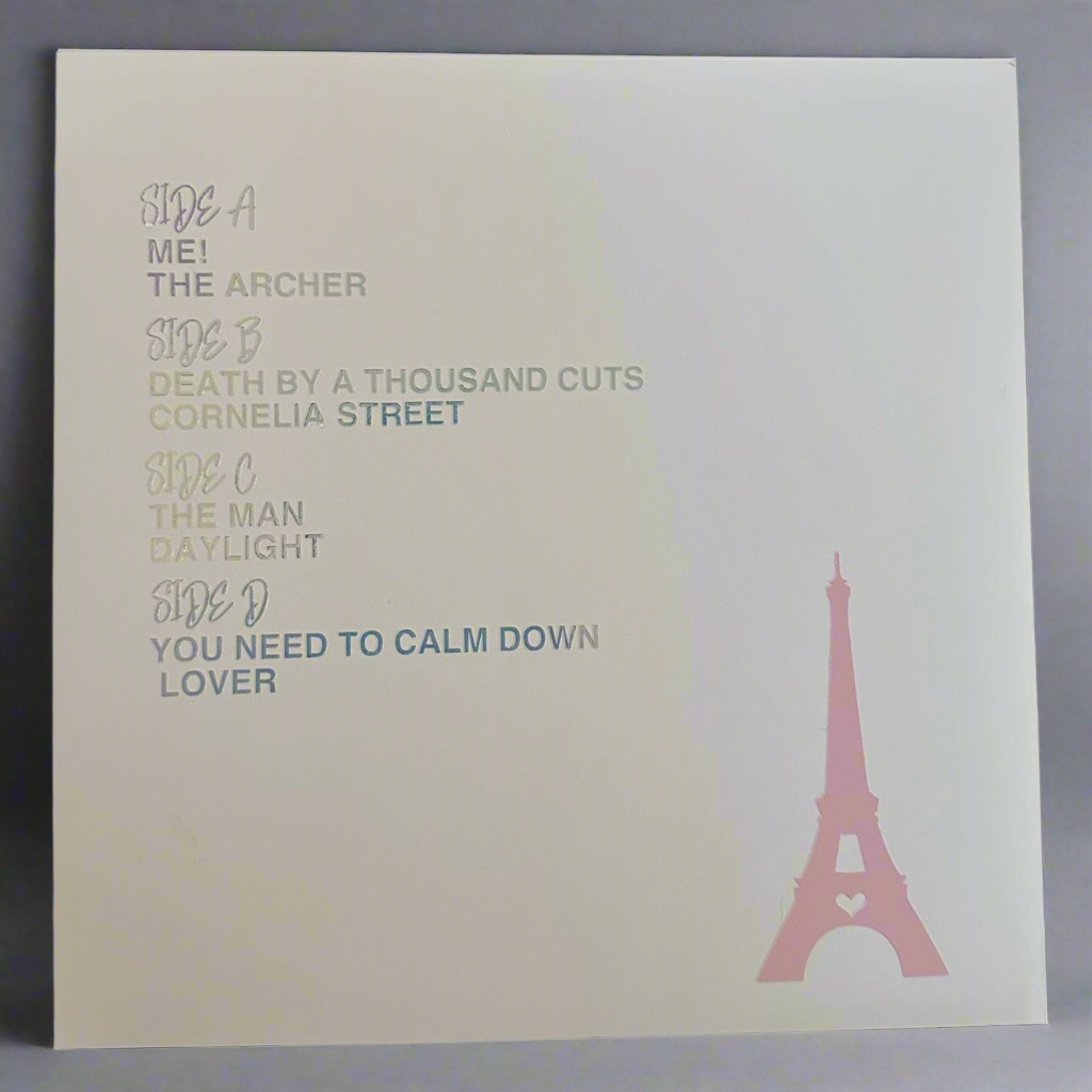 Lover Live from Paris Original colors Custom Vinyl sleeve