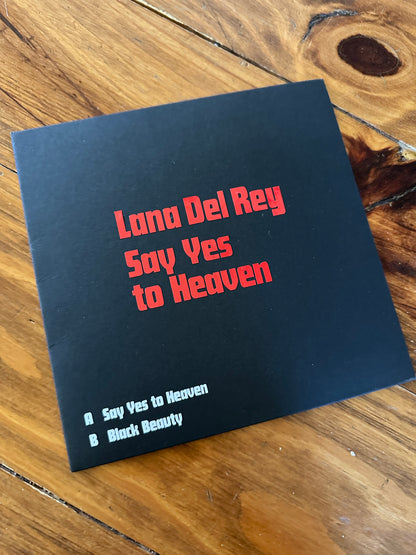 Say yes to Heaven 7” Custom Vinyl sleeve