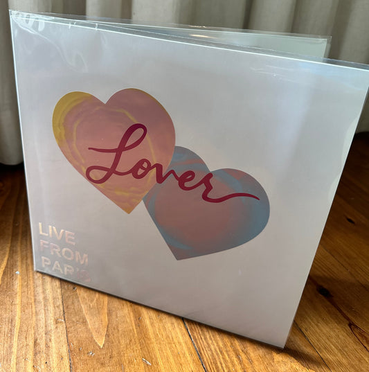 Gatefold Lover Live from Paris Custom Vinyl sleeve