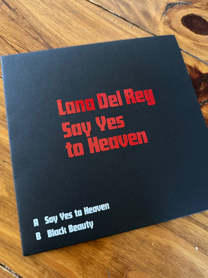 Say yes to Heaven 7” Custom Vinyl sleeve