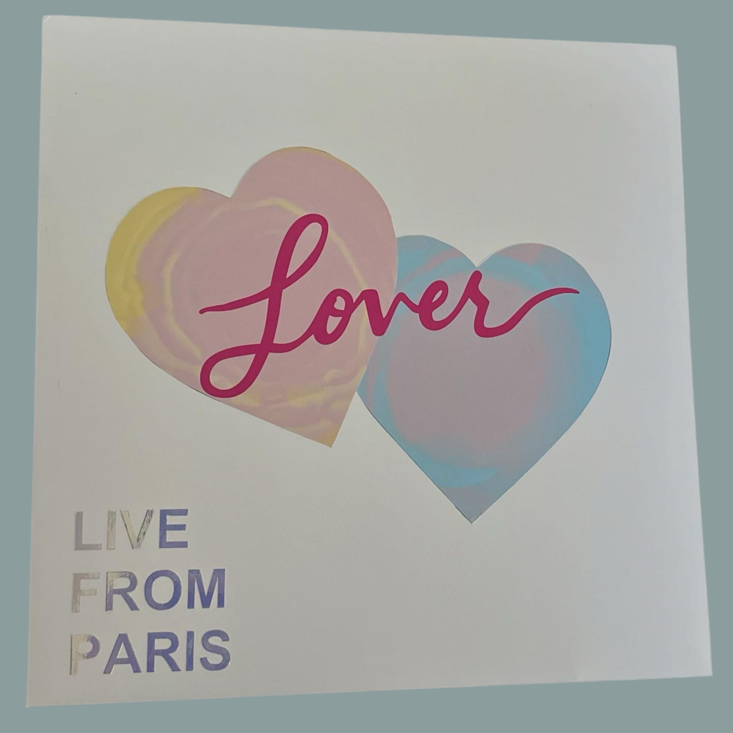 Lover Live from Paris Custom Vinyl sleeve