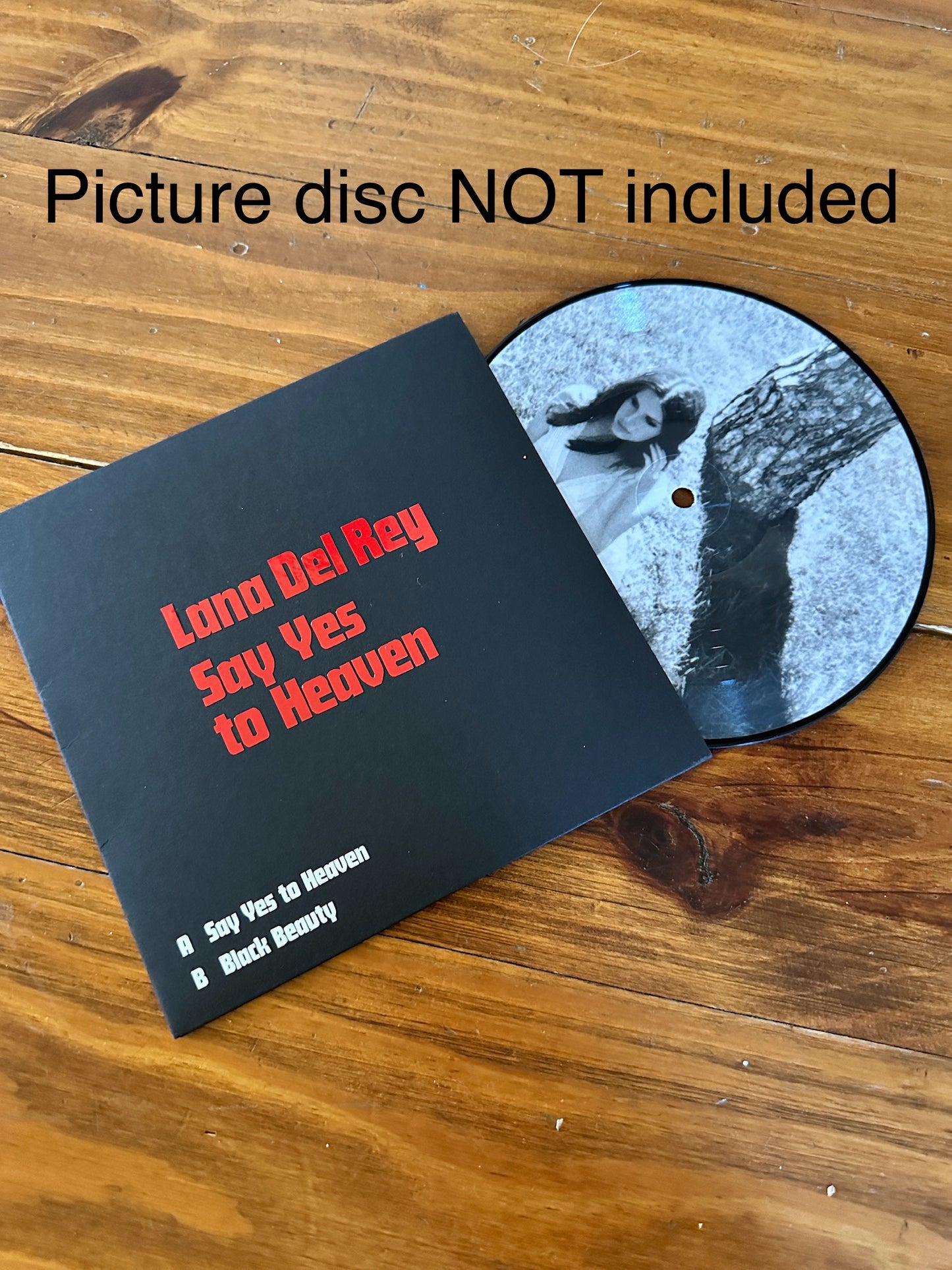 Say yes to Heaven 7” Custom Vinyl sleeve