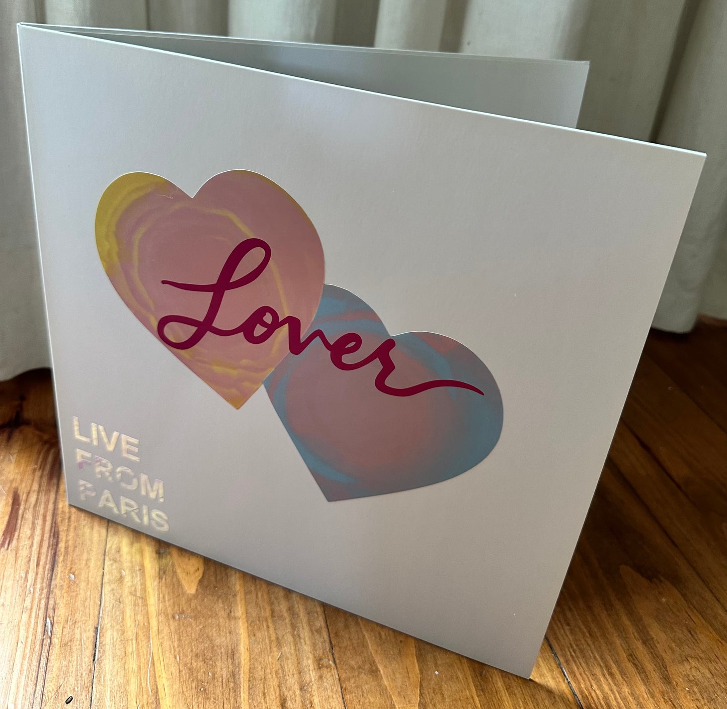 Gatefold Lover Live from Paris Custom Vinyl sleeve