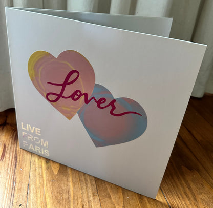 Gatefold Lover Live from Paris Custom Vinyl sleeve