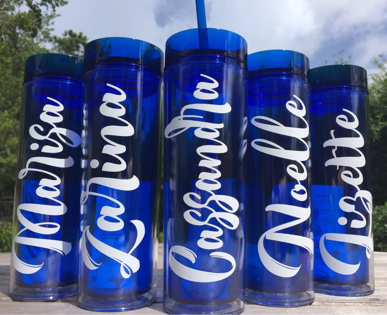 Personalized tumblers, bridesmaid gifts, bridesmaid tumblers, bachelorette party, girls weekend