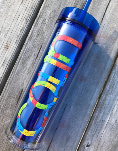 Personalized Ring Bearer Tumbler, Skinny Tumbler with Lid, Ring Bearer Cup, Junior Groomsman Gift, Jr. Groomsman Gift, Wedding Party Gifts