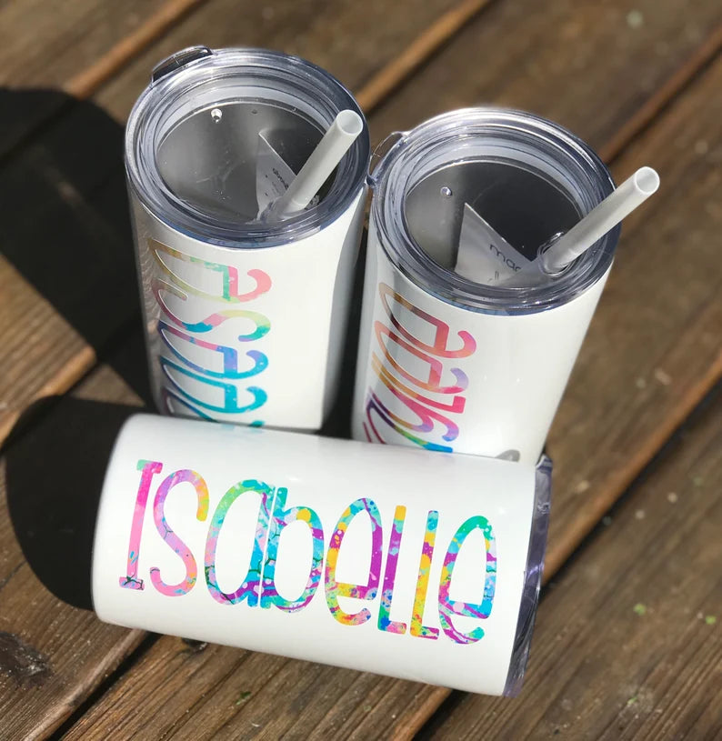 Personalized Flower Girl Tumblers, Flower Girl Gift from Bride, Junior Bridesmaid Gifts, Custom Water Bottle for Girls, Flower Girl Proposal