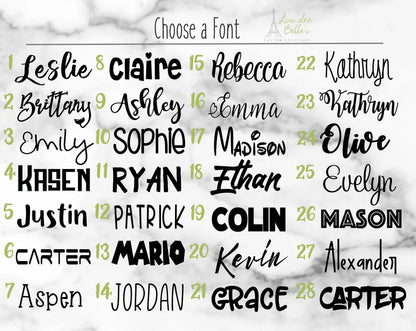 Name decals for kids, Back to school decals, Name sticker for kids cups, flower girl gift