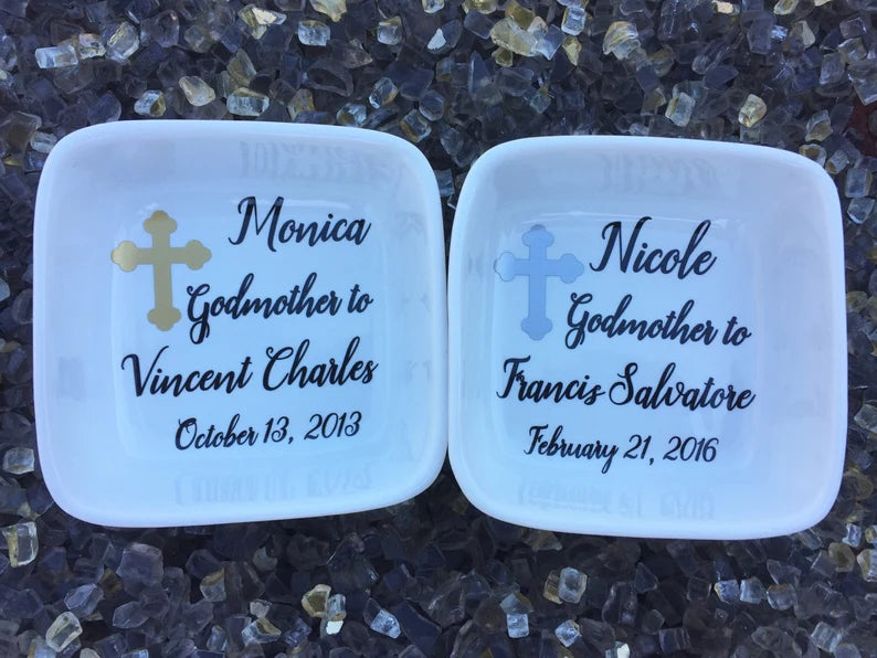 Personalized Godmother Gift, Baptism Gift for Godmother, Godparent Gift from Child,  Christening Gift for Godparent, Baptism Gift