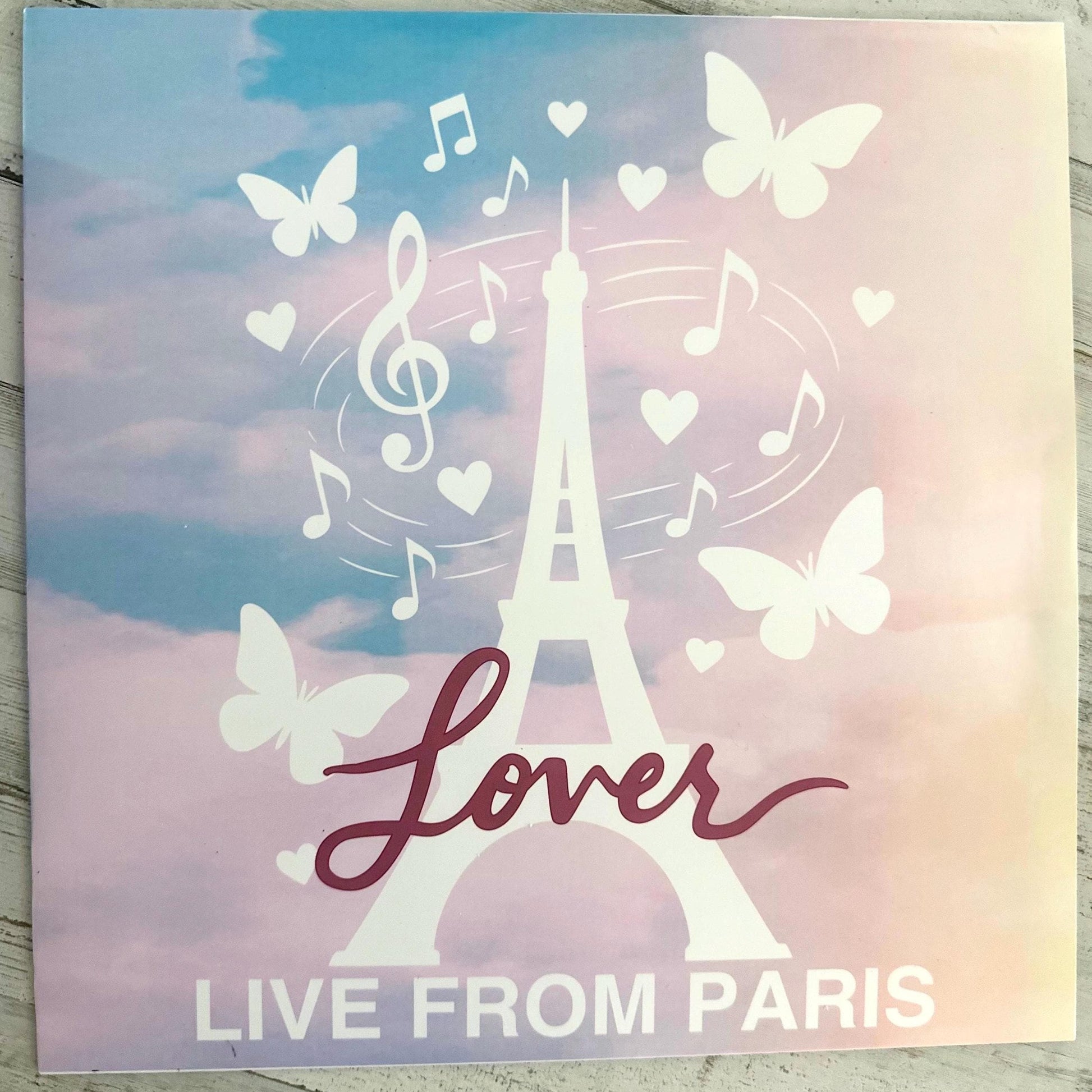 Live from Paris 2025 Version Custom Vinyl Sleeve LLFP Heart Shaped Protective Jacket