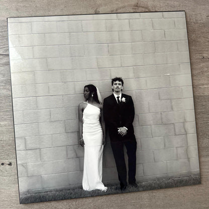Custom Wedding Vinyl 12” Sleeve Full Picture Record Jacket with Clear Protective Jacket