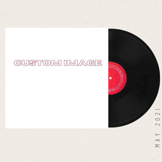 Custom Vinyl 12” Sleeve Full Picture Record Jacket with Clear Protective Jacket