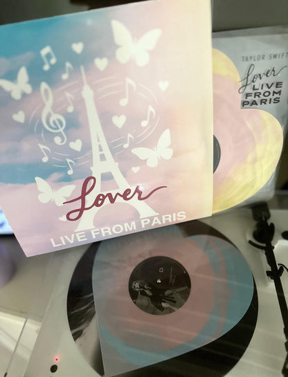 Live from Paris 2025 Version Custom Vinyl Sleeve LLFP Heart Shaped Protective Jacket