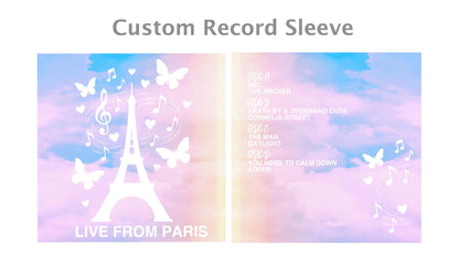 Live from Paris 2025 Version Custom Vinyl Sleeve LLFP Heart Shaped Protective Jacket