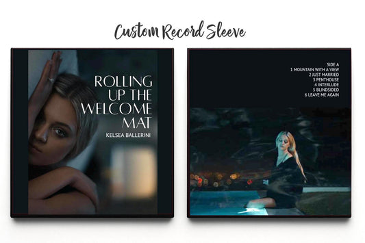 Rolling up the Welcome Mat 12” picture disc Custom Vinyl sleeve