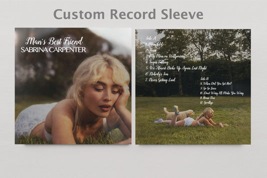 Man's Best Friend 12” picture disc Custom Vinyl sleeve