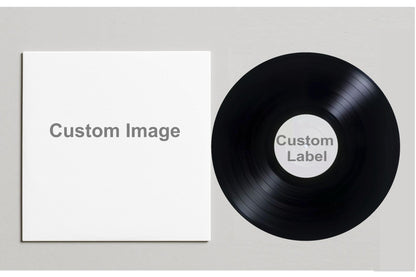Custom Full Photo 12” Vinyl Record Sleeve and Record with Label