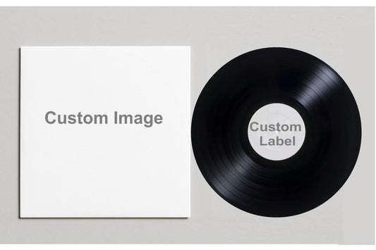 Custom Full Photo 12” Vinyl Record Sleeve and Record with Label