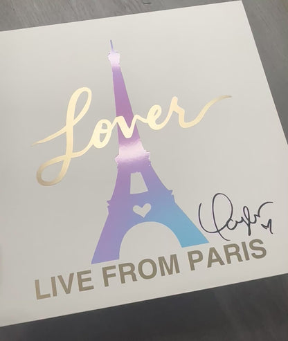 Lover Live from Paris Eiffiel Tower Design Custom Vinyl sleeve